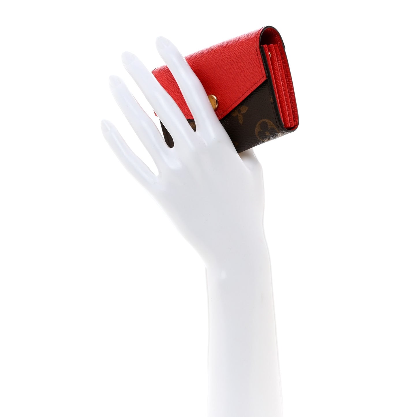 Monogram Sarah Multicartes Coquelicot