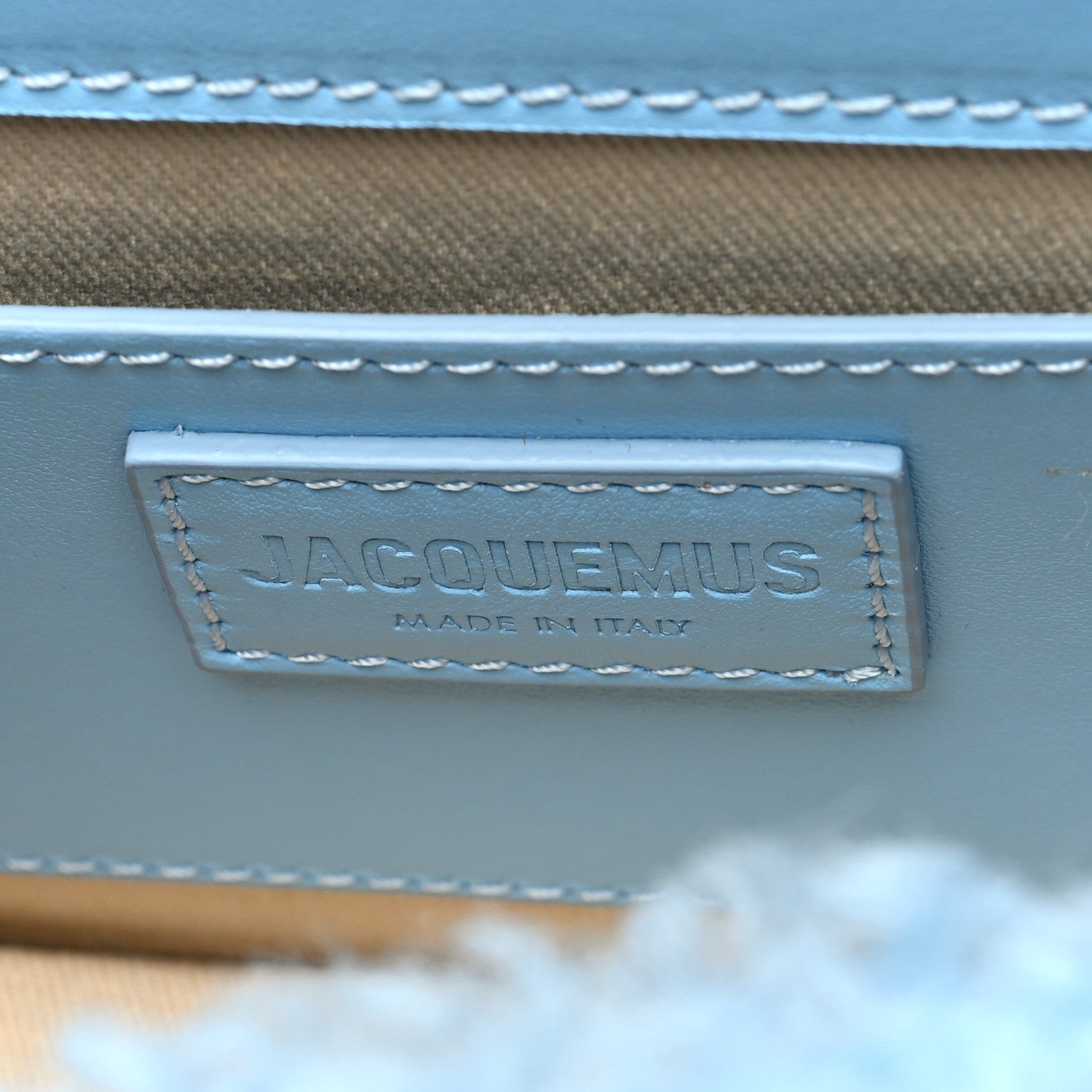 Jacquemus Shearling Le Bambidou Light Blue 6 of 7