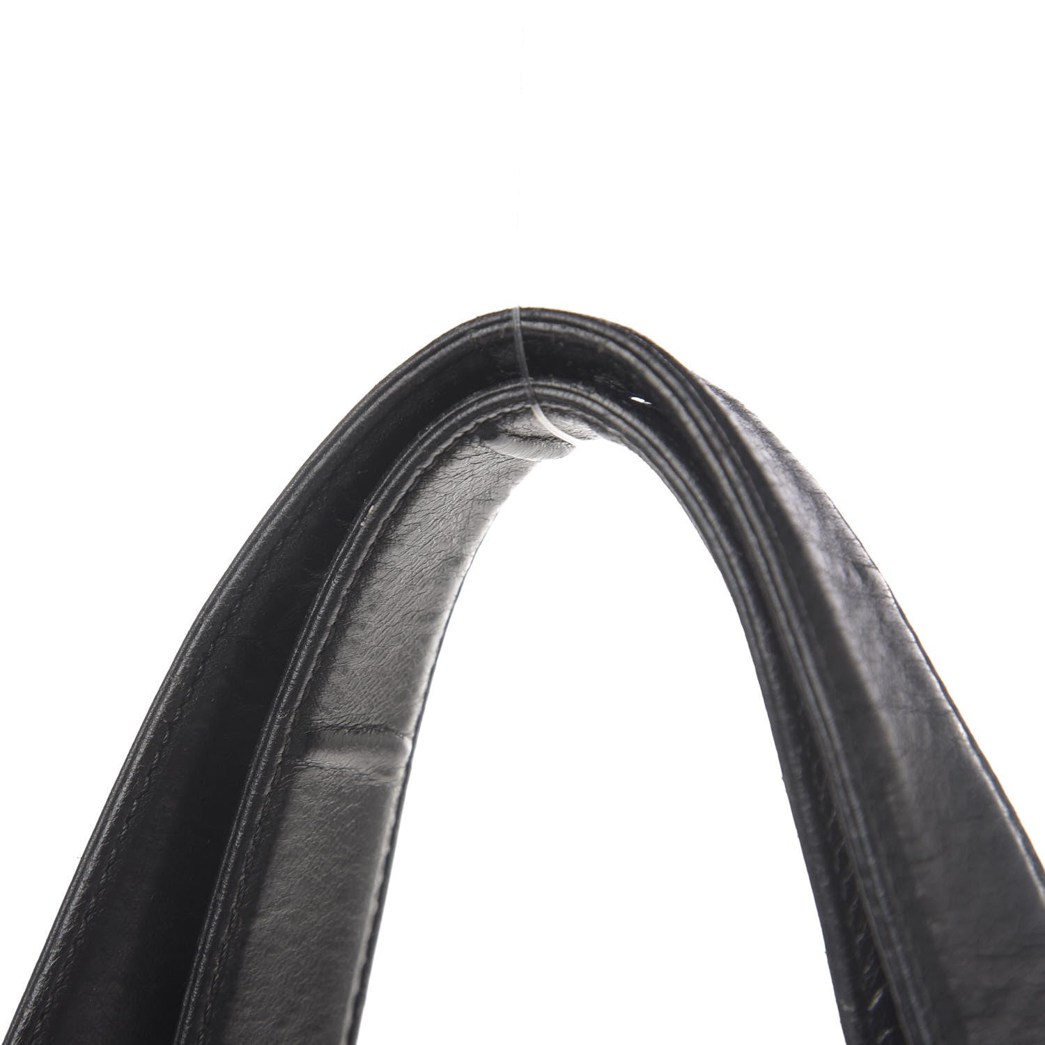 Chanel Lambskin Canvas Chocolate Bar CC Shopping Tote Black 9 of 14