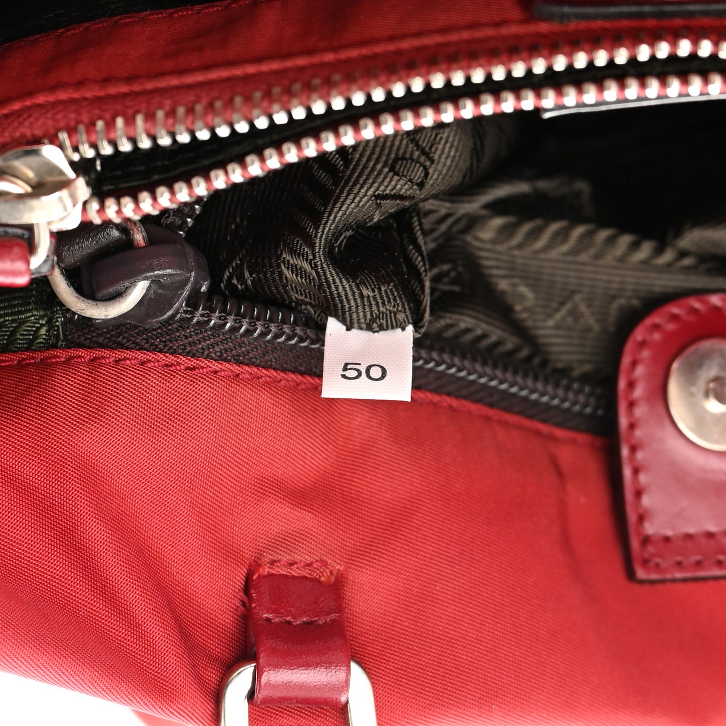 Tessuto Nylon Tote Red