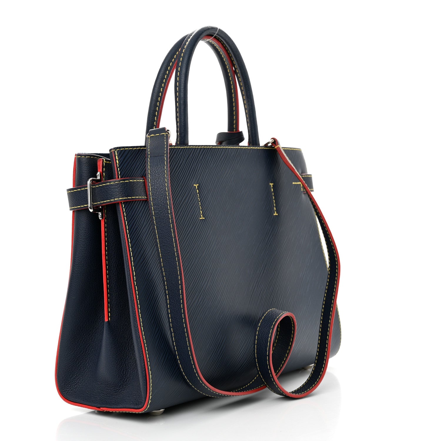 Louis Vuitton Epi Twist Tote Indigo 2 of 12