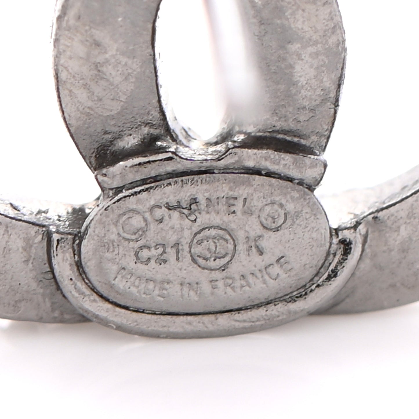 Ruthenium Crystal CC Earrings