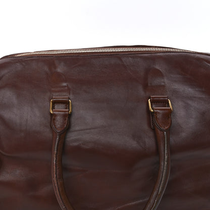 Saint Laurent Calfskin Classic Duffle 6  Havane 11 of 14