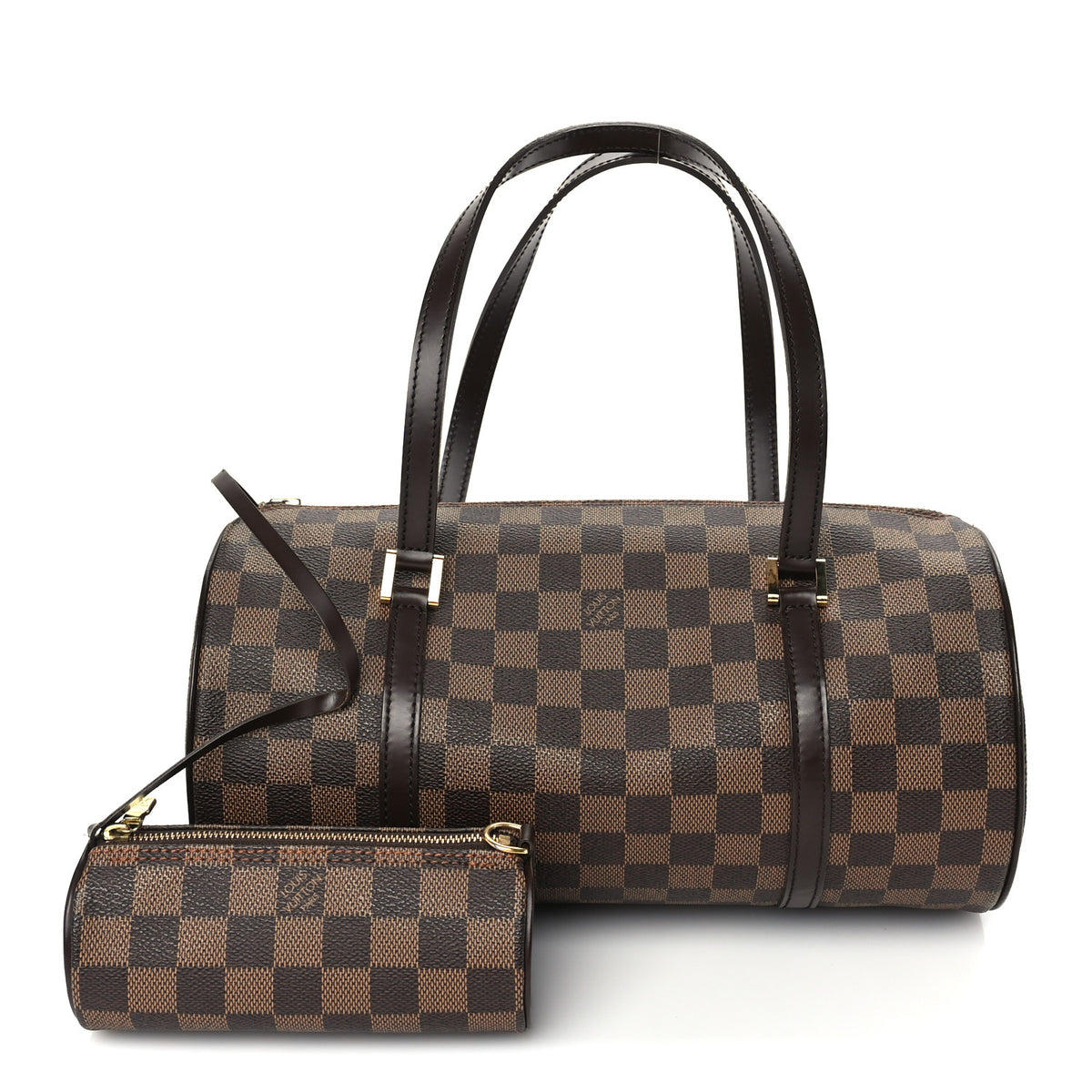 Damier Ebene Papillon 30 With Companion