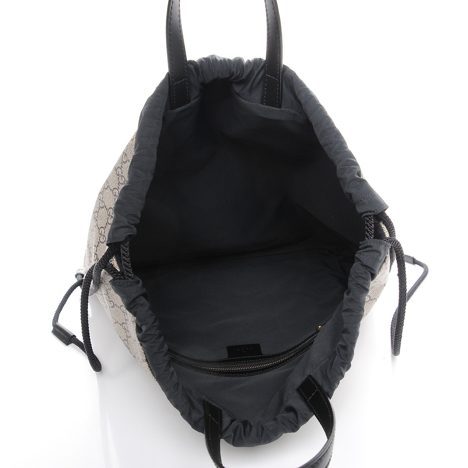 Gucci GG Supreme Monogram Angry Cat Drawstring Backpack 5 of 7