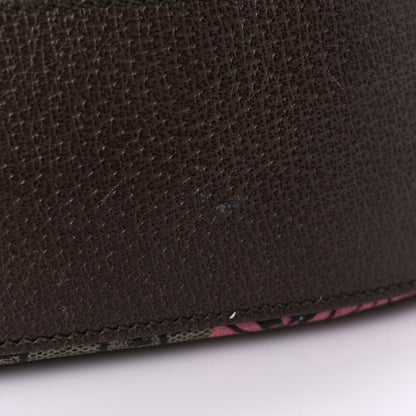 Gucci GG Supreme Monogram Bengal Web Medium Padlock Messenger Shoulder Bag Beige Pink 22 of 28