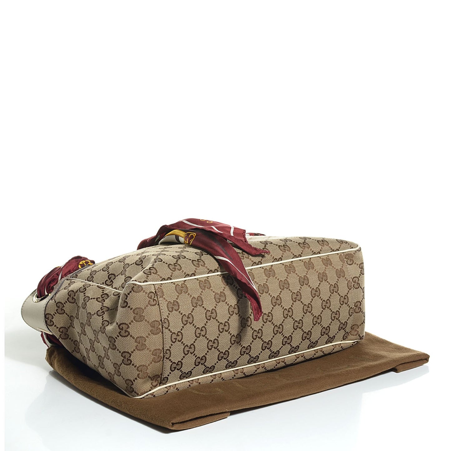 Monogram Positano Medium Tote Off White