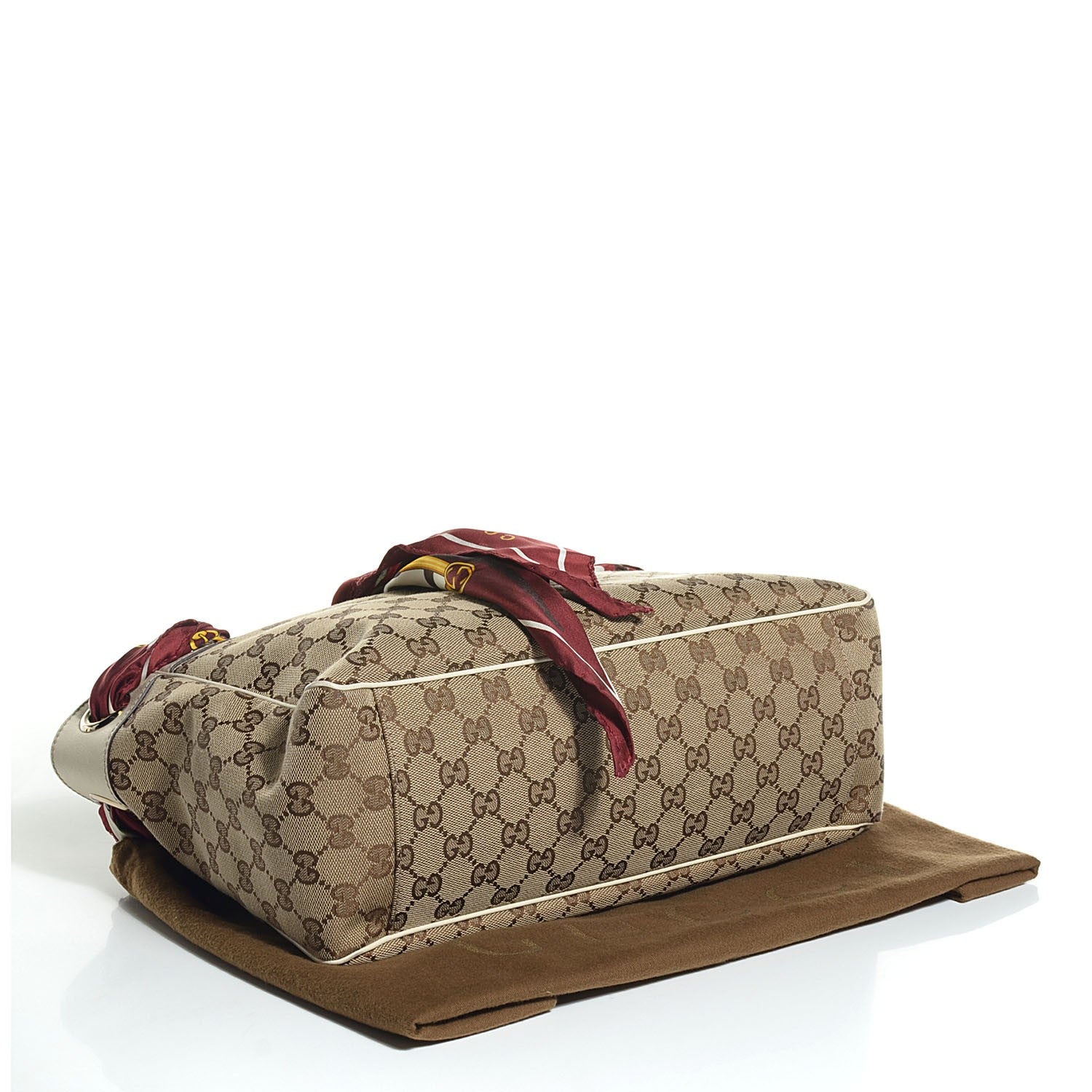 Gucci Monogram Positano Medium Tote Off White 4 of 9