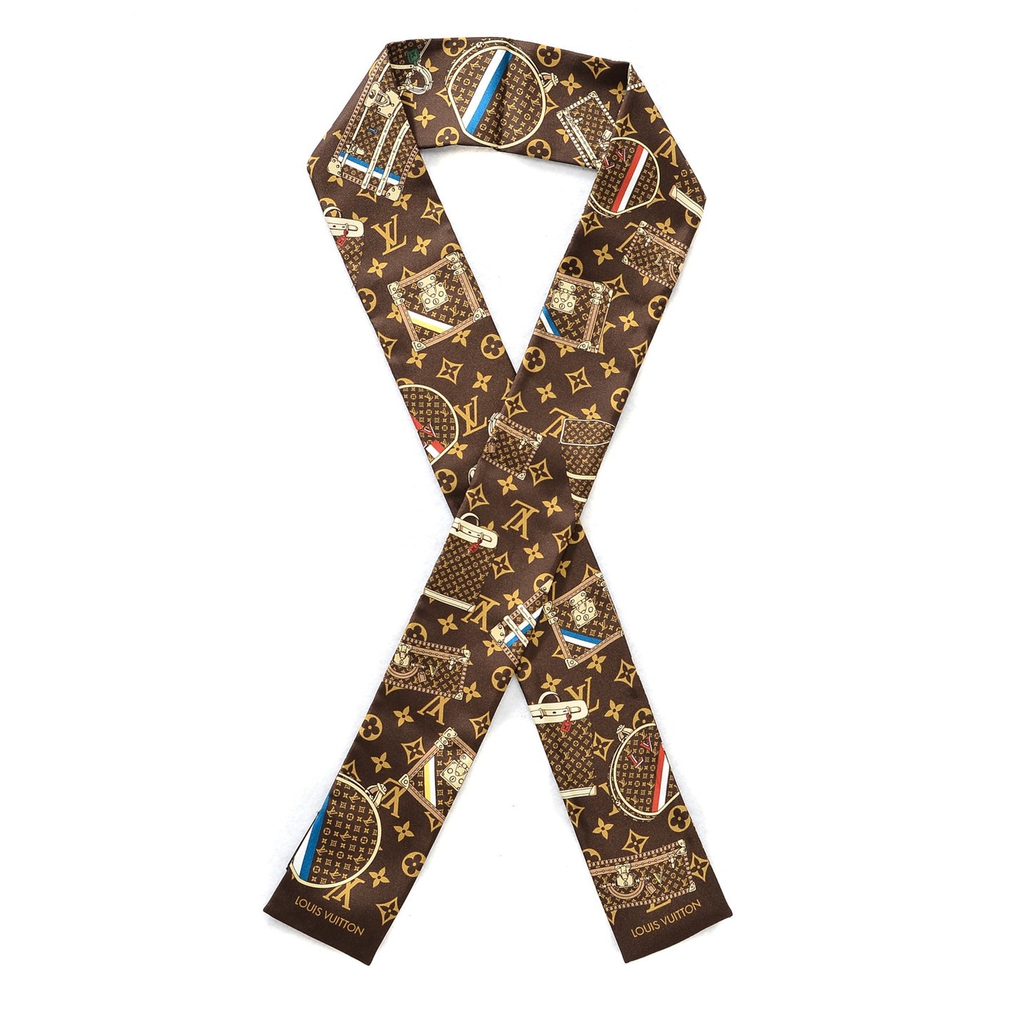 Silk Monogram Trunks Bandeau