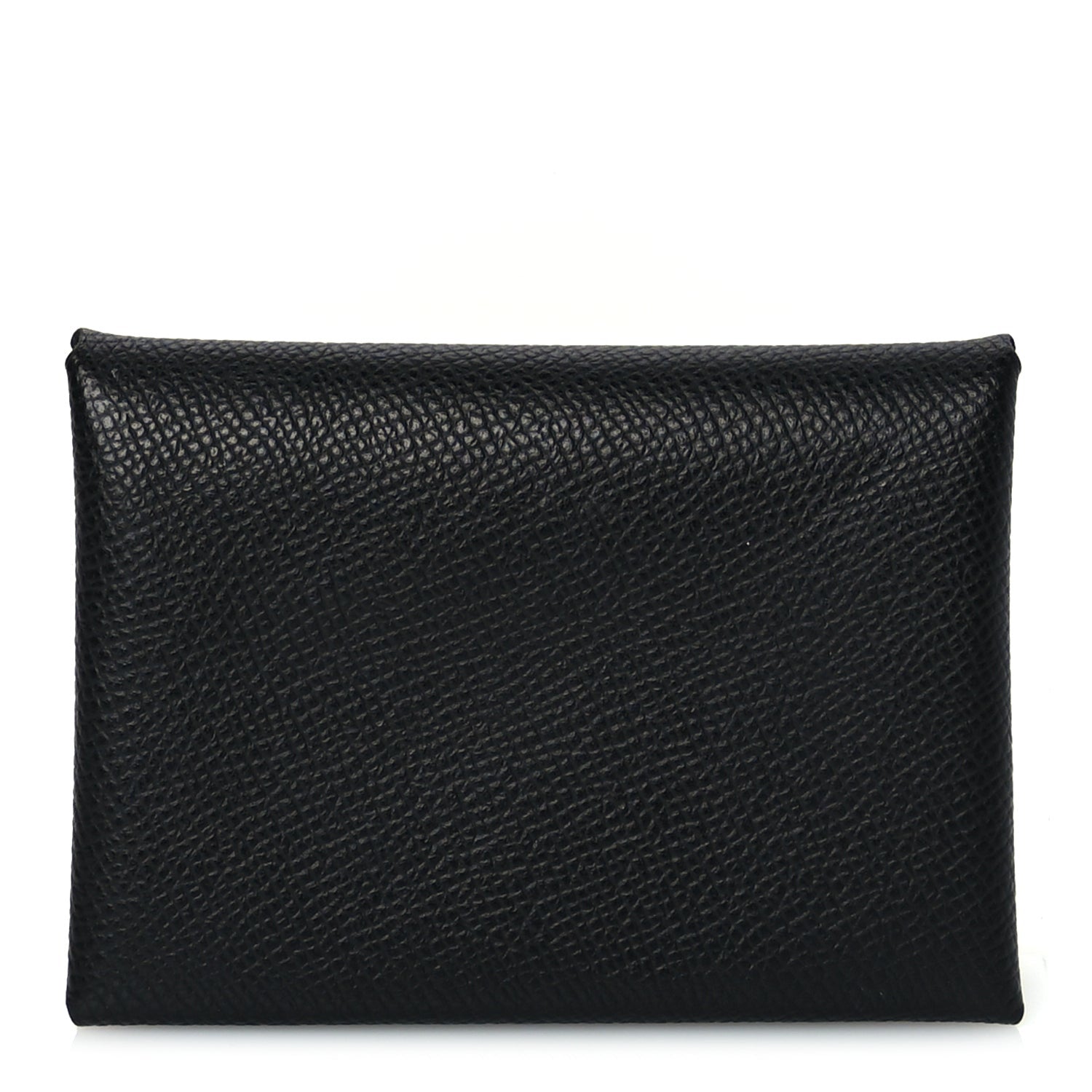 Hermes Epsom Calvi Duo Card Case Black 1 of 8