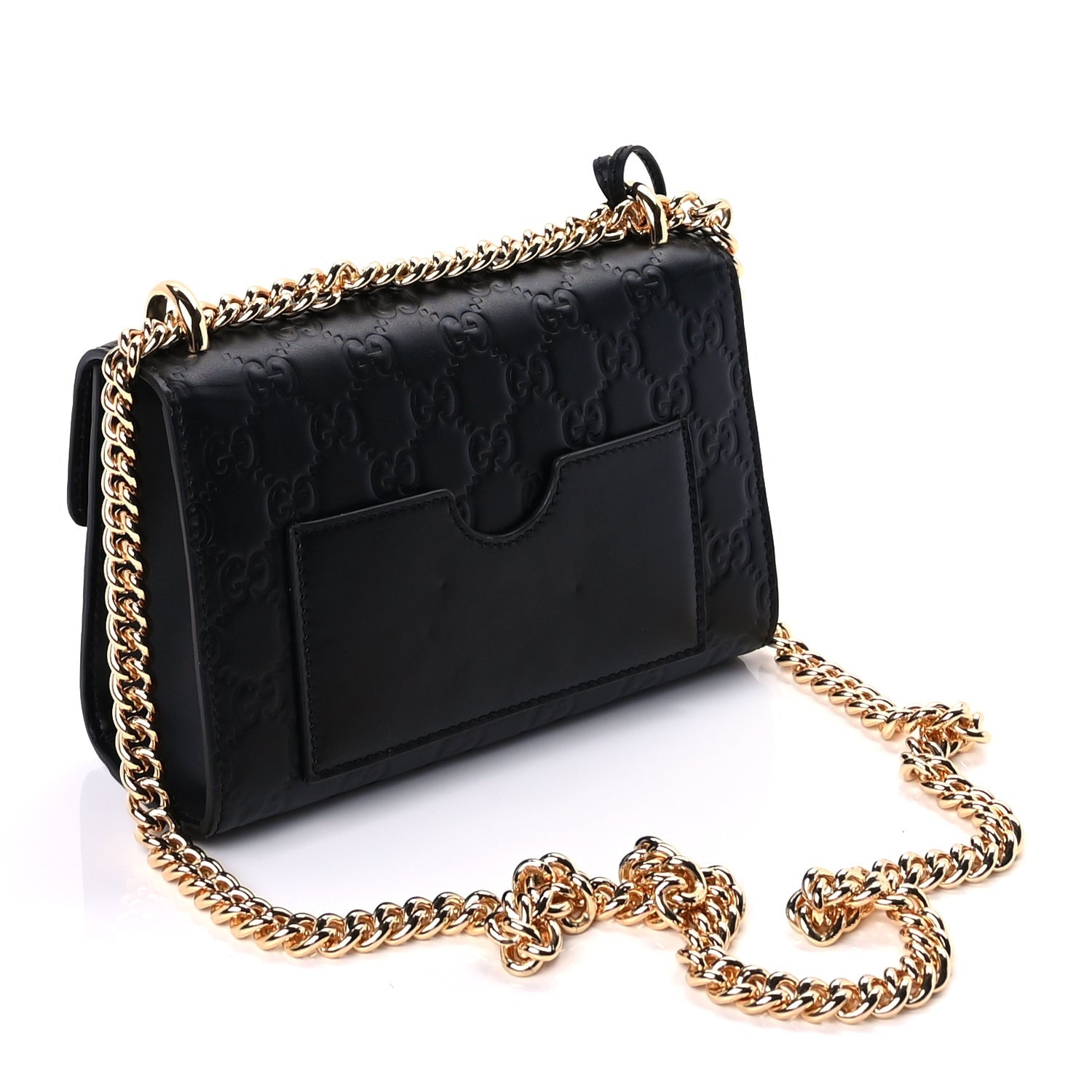 Gucci ssima Small Padlock Shoulder Bag  Black 2 of 8