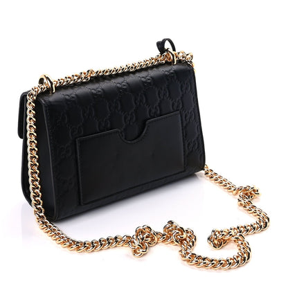 Gucci ssima Small Padlock Shoulder Bag  Black 2 of 8