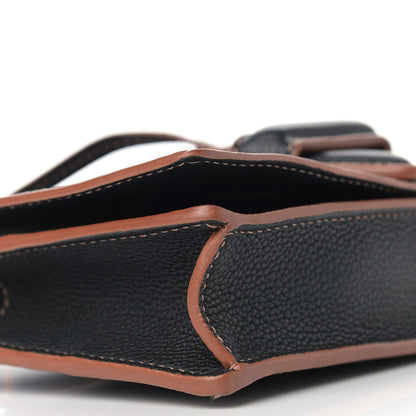 Loewe Grained Calfskin Mini Barcelona Shoulder Bag Black 9 of 10