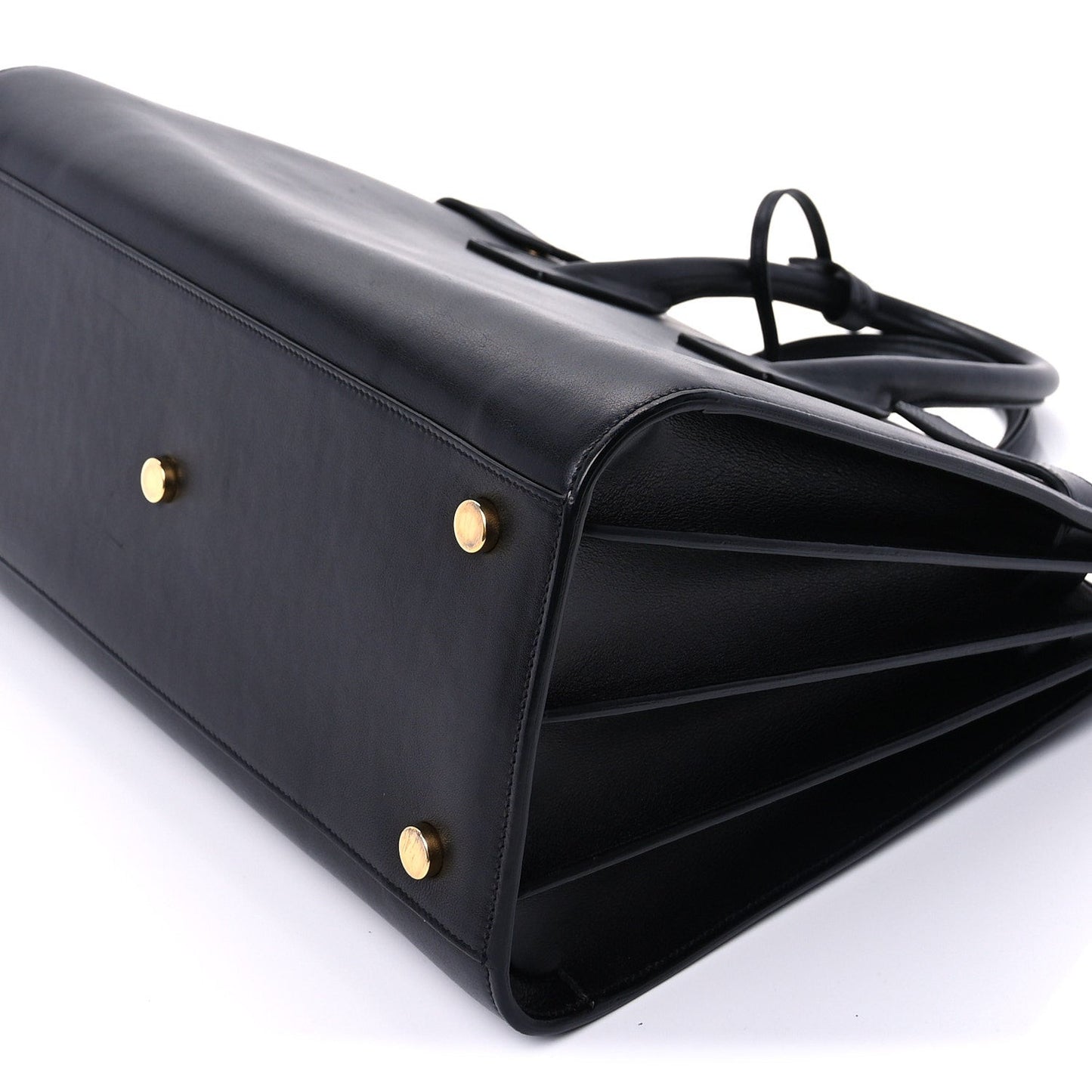 Calfskin Small Sac De Jour Black