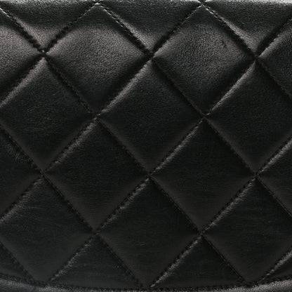 Chanel Lambskin Quilted Medium Single Flap Black 6 of 8