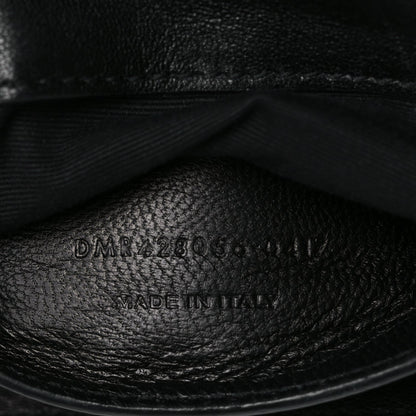 Saint Laurent Sheepskin Matelasse Chevron Monogram Monochrome Medium College Bag Black 6 of 10