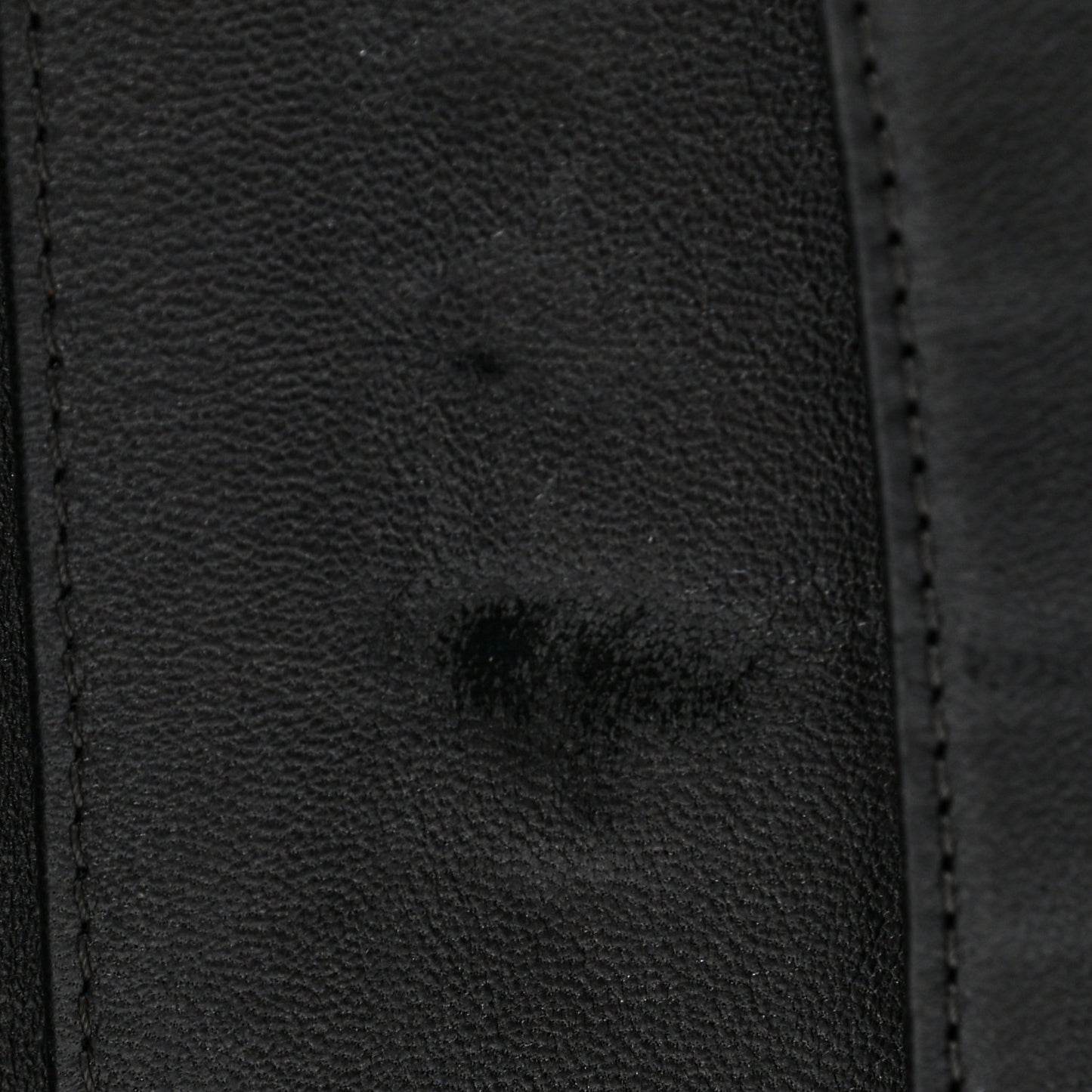 Lambskin Quilted Large Flap Wallet Dark Brown