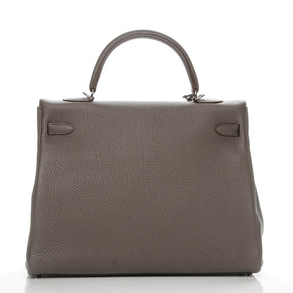 Hermes Togo Kelly Retourne 35 Etain 5 of 25