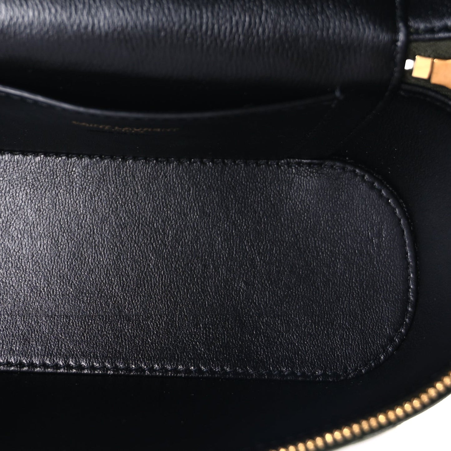 Lambskin Quilted Gaby Vanity Bag  Olive Wood