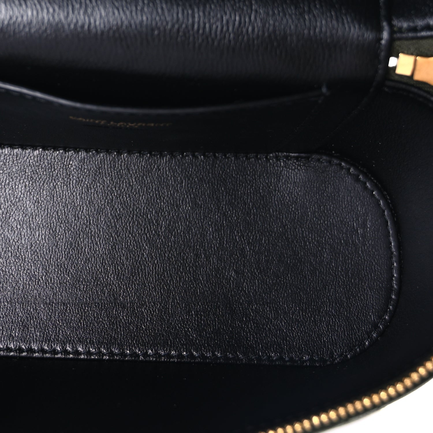 Saint Laurent Lambskin Quilted Gaby Vanity Bag  Olive Wood 4 of 8