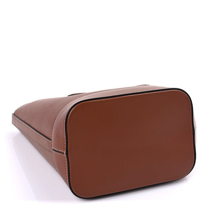 Celine Smooth Calfskin Small Cuir Triomphe Bucket Bag Tan 5 of 16