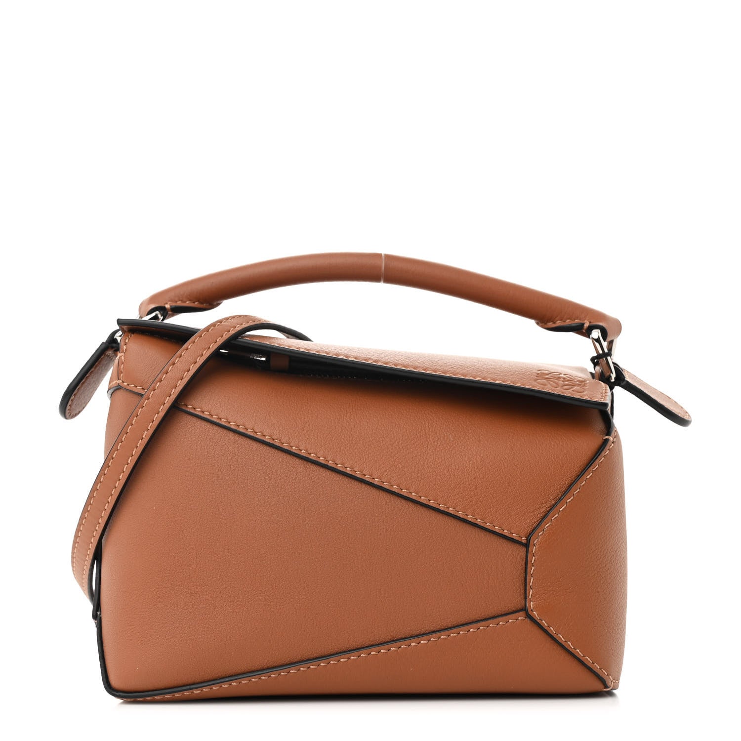 Loewe Calfskin Mini Puzzle Edge Bag Tan 1 of 10