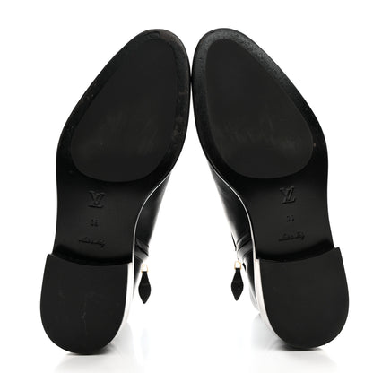 Louis Vuitton Calfskin Westside Flat Ankle Boots 39 Black 5 of 9