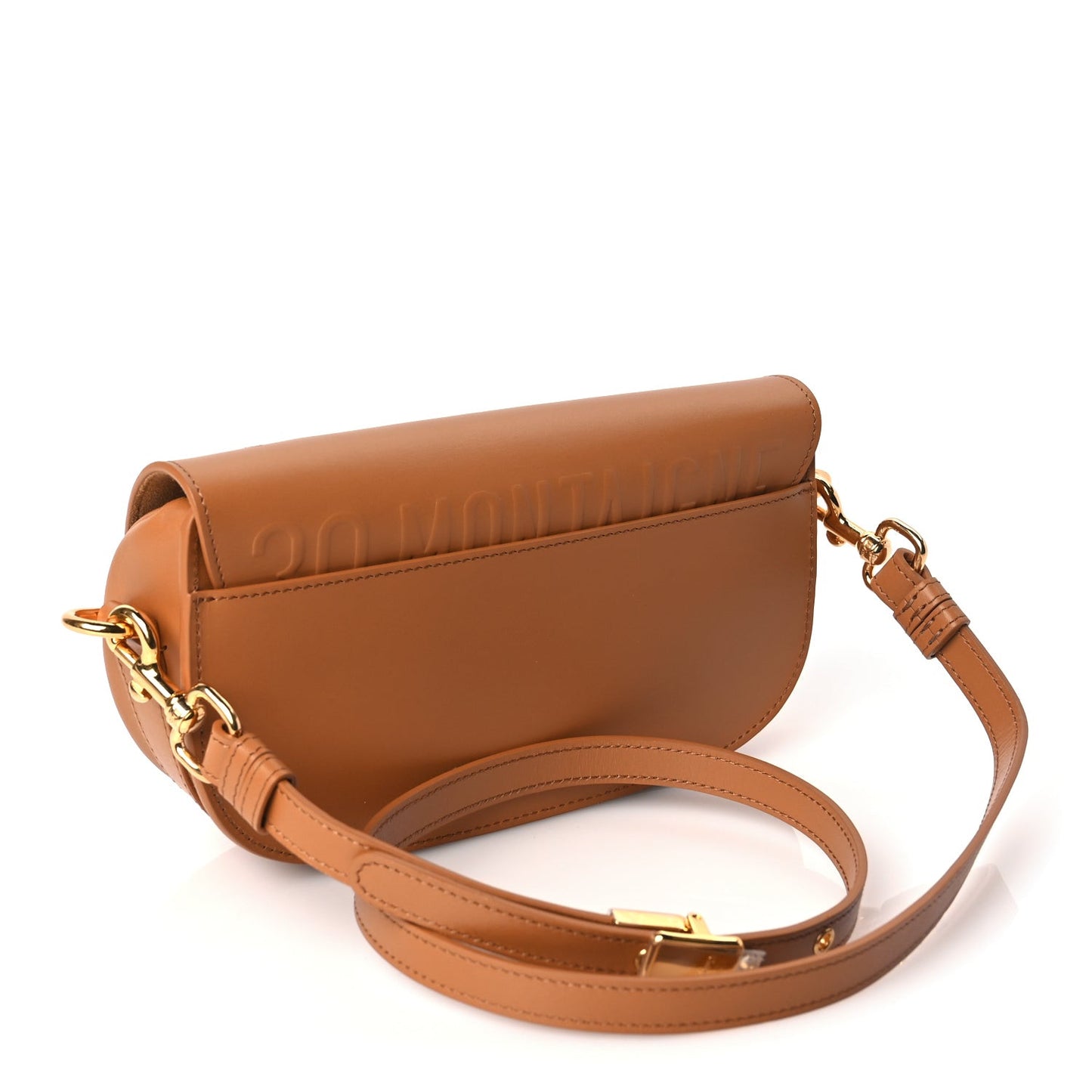 Box Calfskin East West Bobby Bag Amber