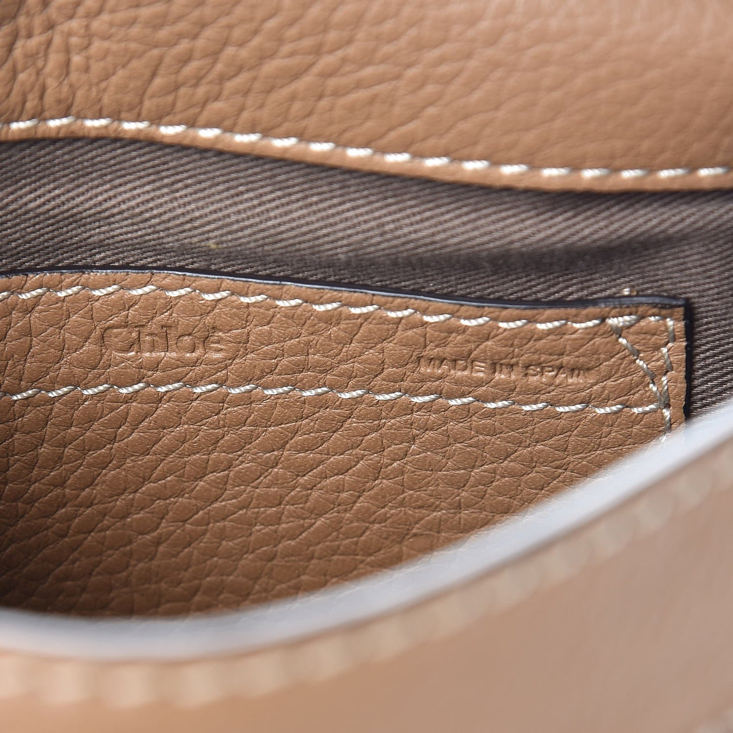 Calfskin Mini Marcie Round Crossbody Bag Nut