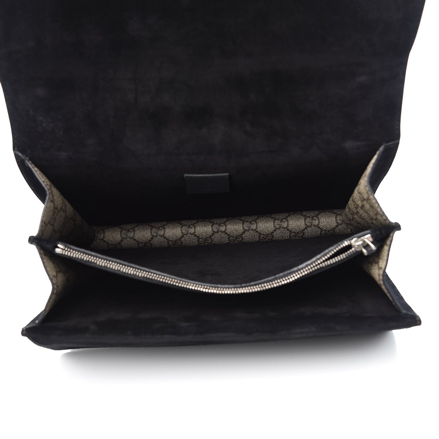 GG Supreme Monogram Medium Dionysus Shoulder Bag Black
