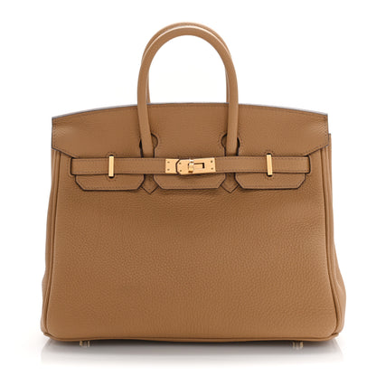 Hermes Togo Birkin 25 Biscuit 1 of 9