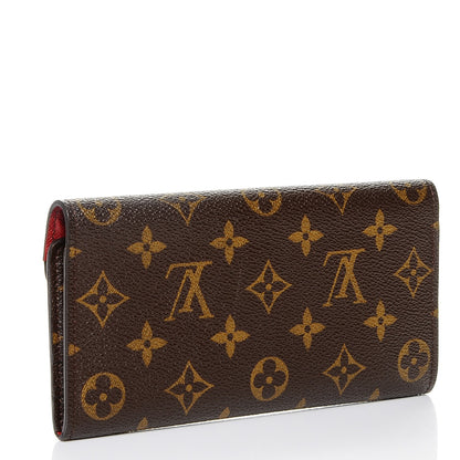 Louis Vuitton Monogram Josephine Wallet Red 3 of 8