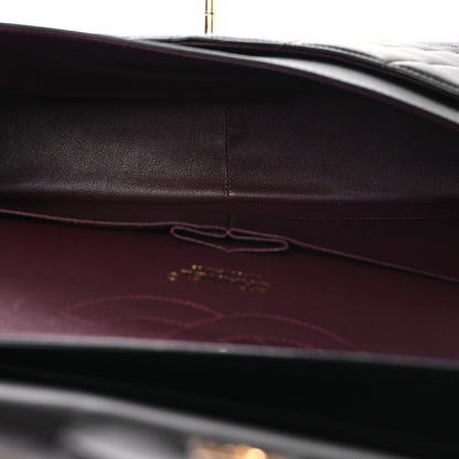 Chanel Lambskin Quilted Jumbo Double Flap Black 5 of 10