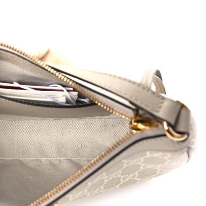Gucci GG Supreme Monogram Textured Dollar Calfskin Small Ophidia Hobo  Beige/Mystic White/Oatmeal 4 of 8