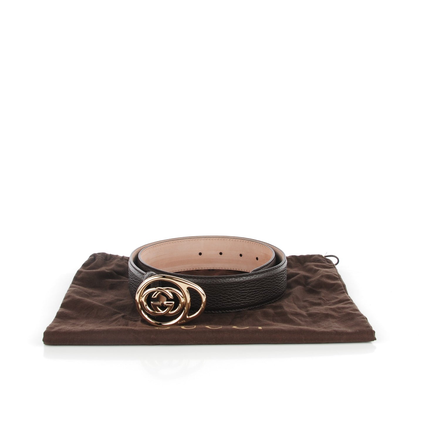 Calfskin Interlocking G Belt 80 32 Moro