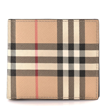 Burberry House Check Bifold Coin Wallet Archive Beige 1 of 6