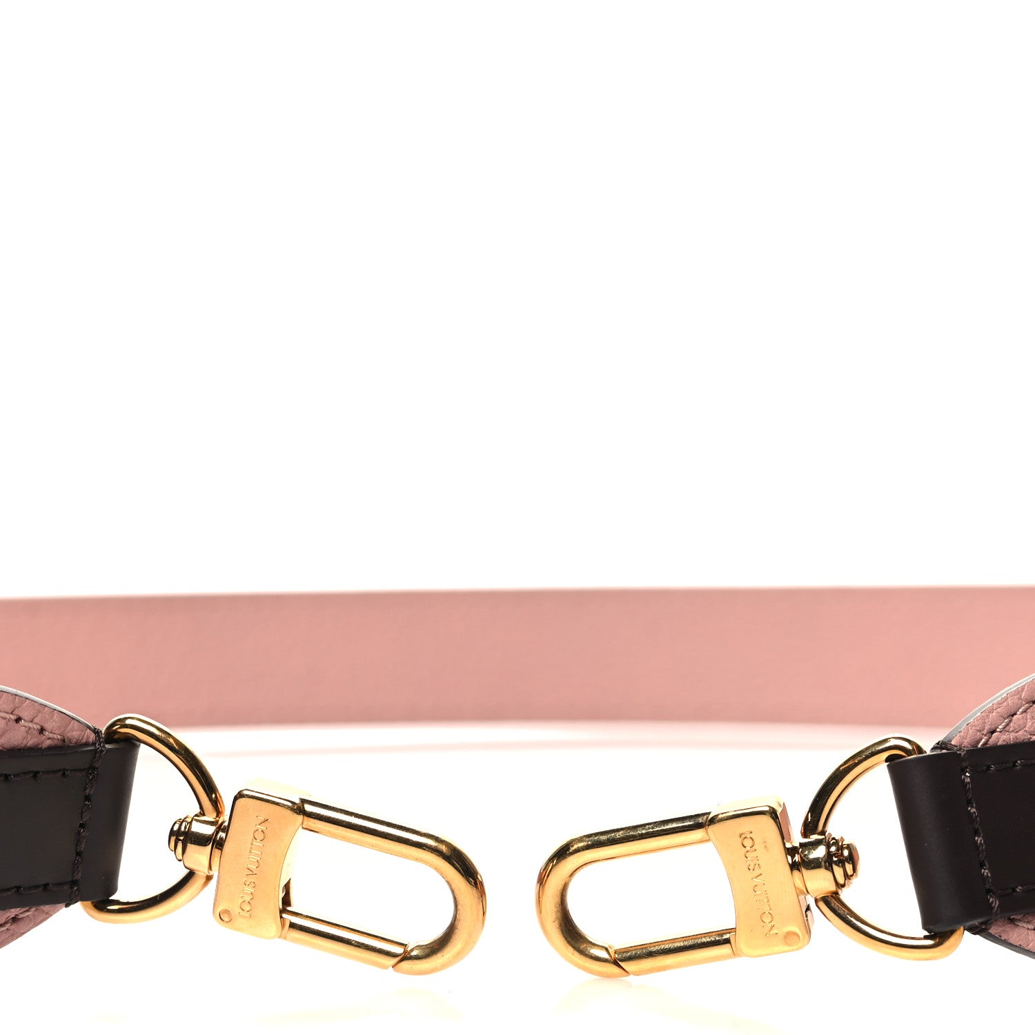 Louis Vuitton Calfskin Jersey Shoulder Strap Magnolia 3 of 4