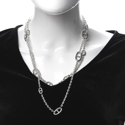 Hermes Sterling Silver Farandole Necklace 120 2 of 5
