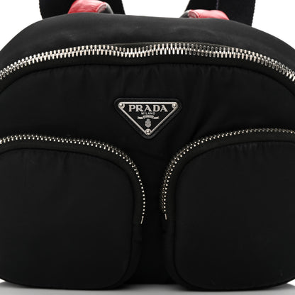 Prada Tessuto Nylon Pocket Top Handle Cargo Backpack Black 8 of 16