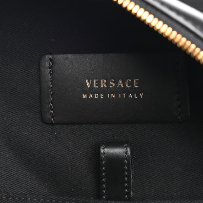 Versace Calfskin Medallion Tribute Backpack Black 5 of 8