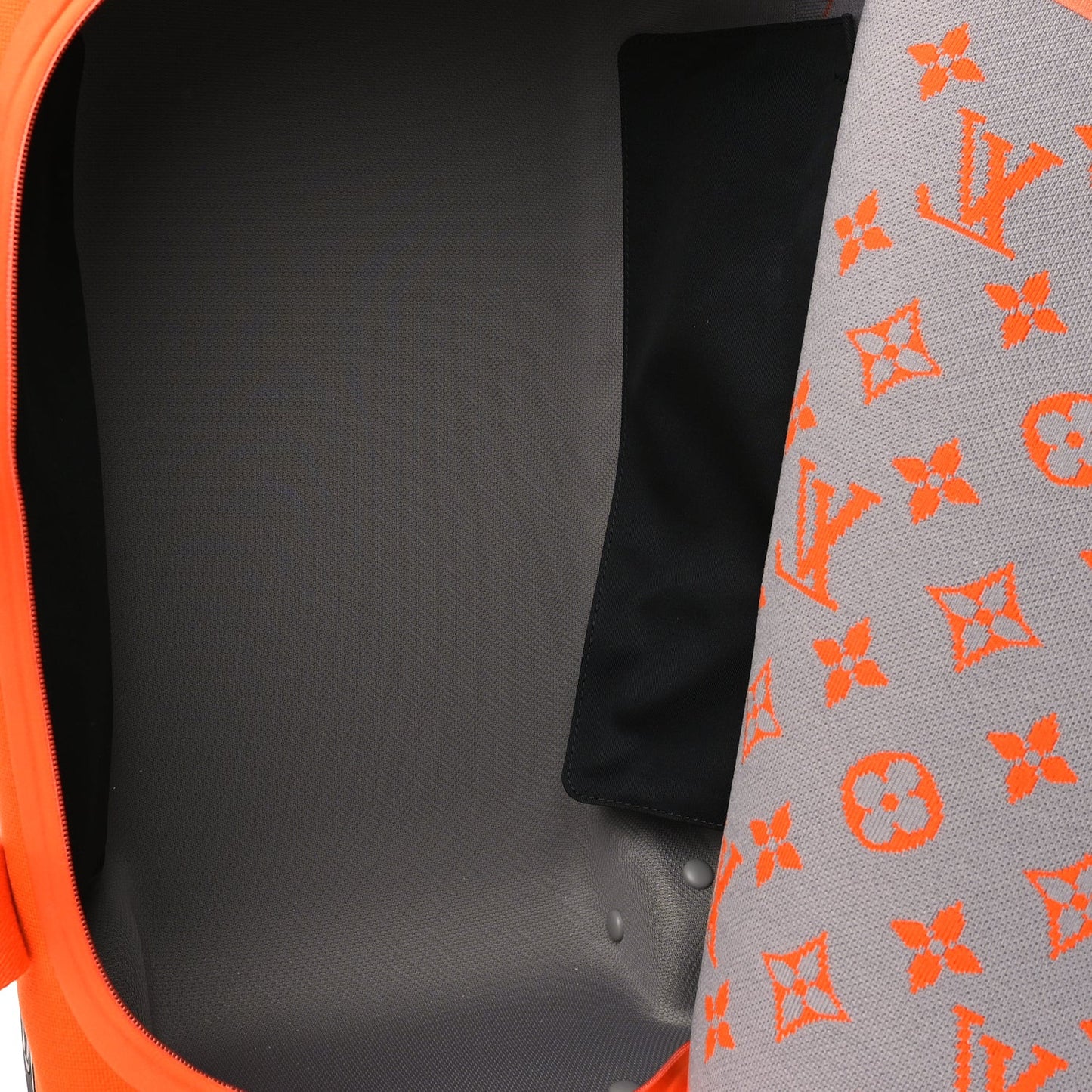 Knit Monogram Horizon Soft Duffle 55  Orange