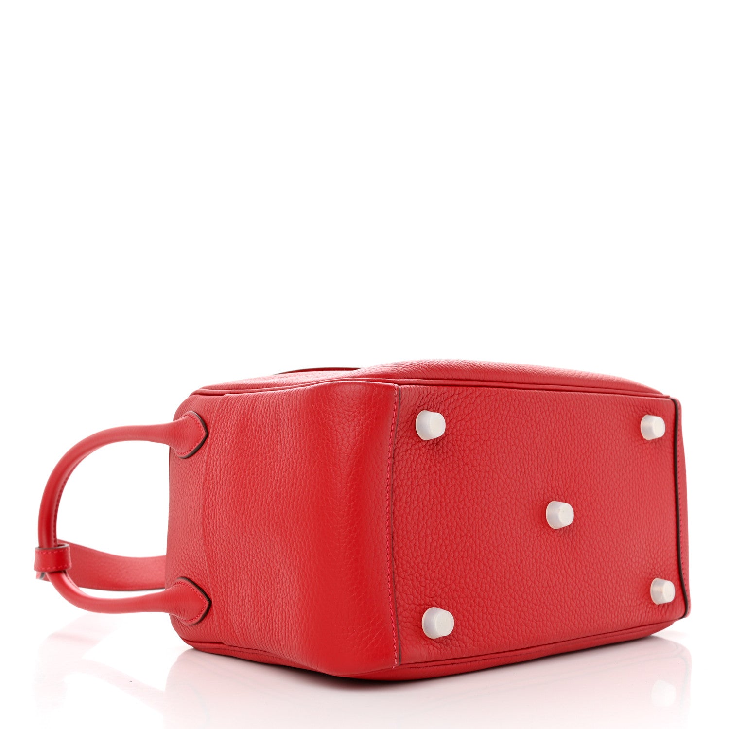 Hermes Taurillon Clemence Lindy 26 Rouge Casaque 4 of 10