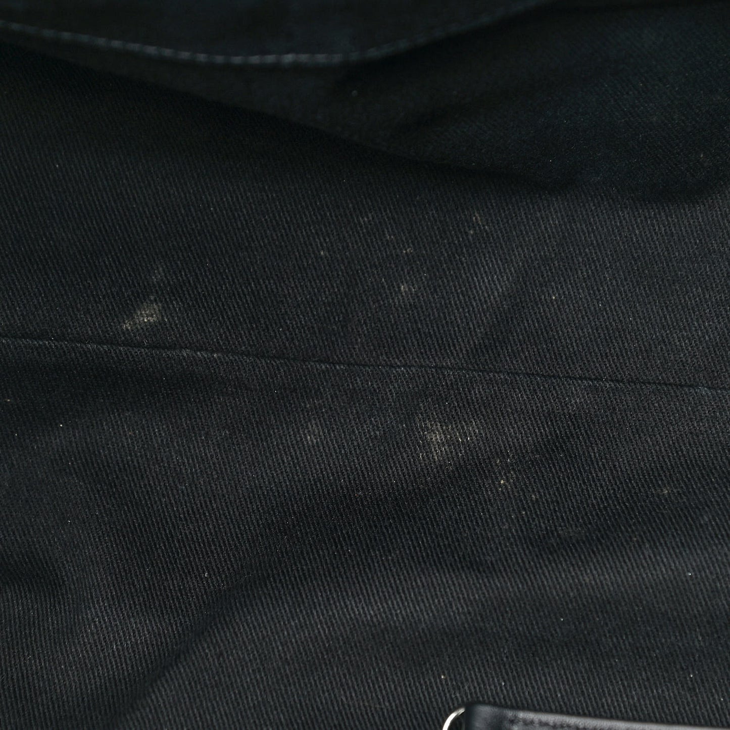 Canvas Pearl Medium Deauville Tote Black