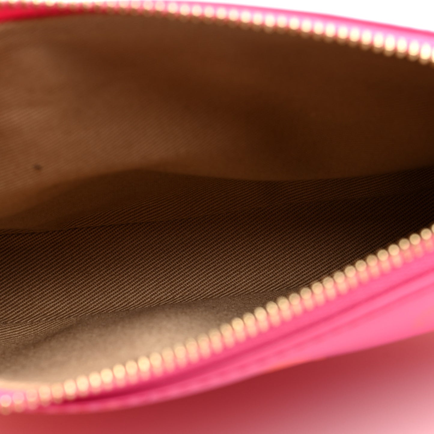 Calfskin Color Splash Mini Pouch on Chain Pink