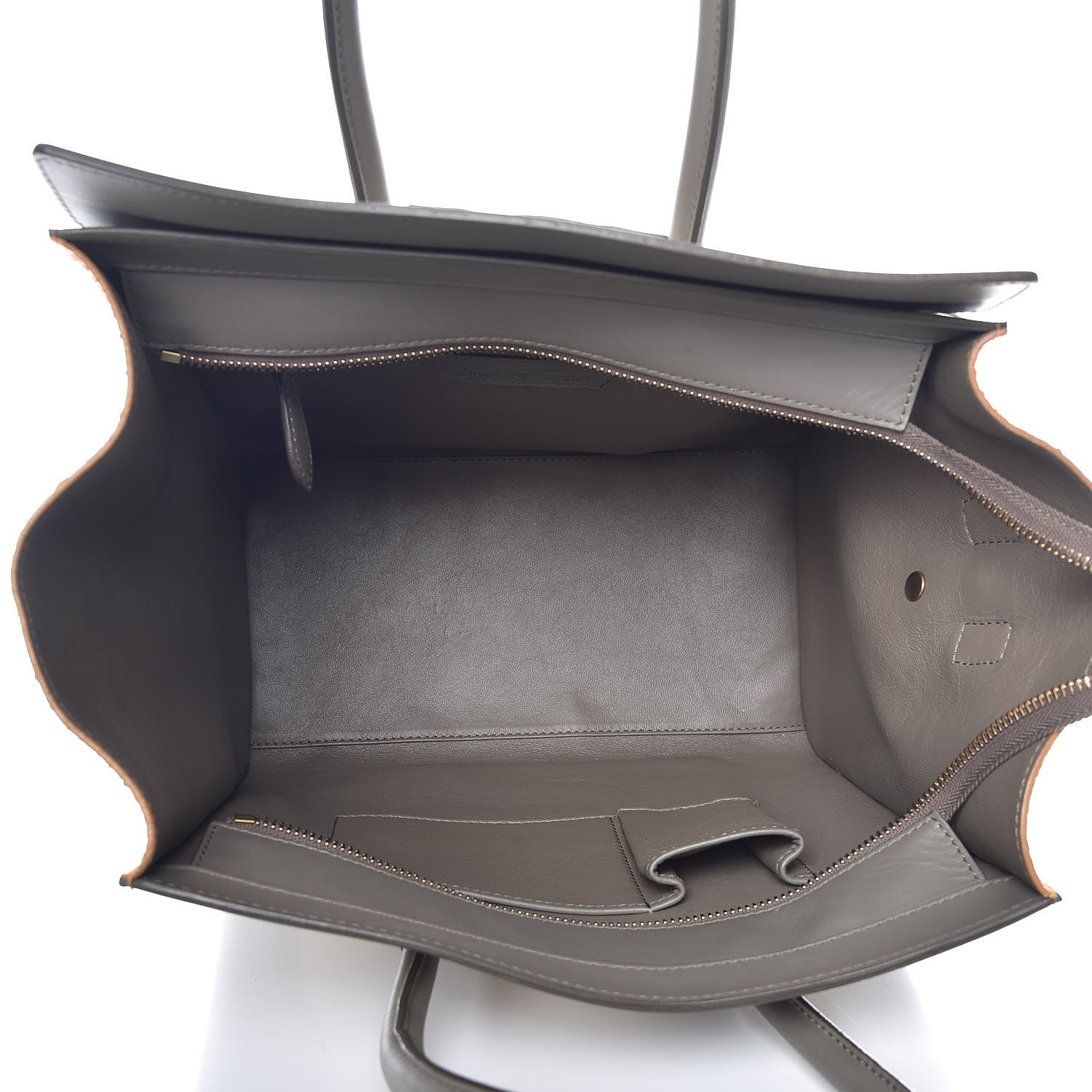 Celine Python Tri-color Mini Luggage Saffron 5 of 10