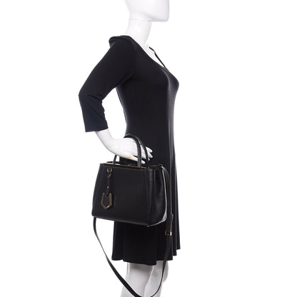 Fendi Vitello Elite Petite 2Jours Tote Black 3 of 10