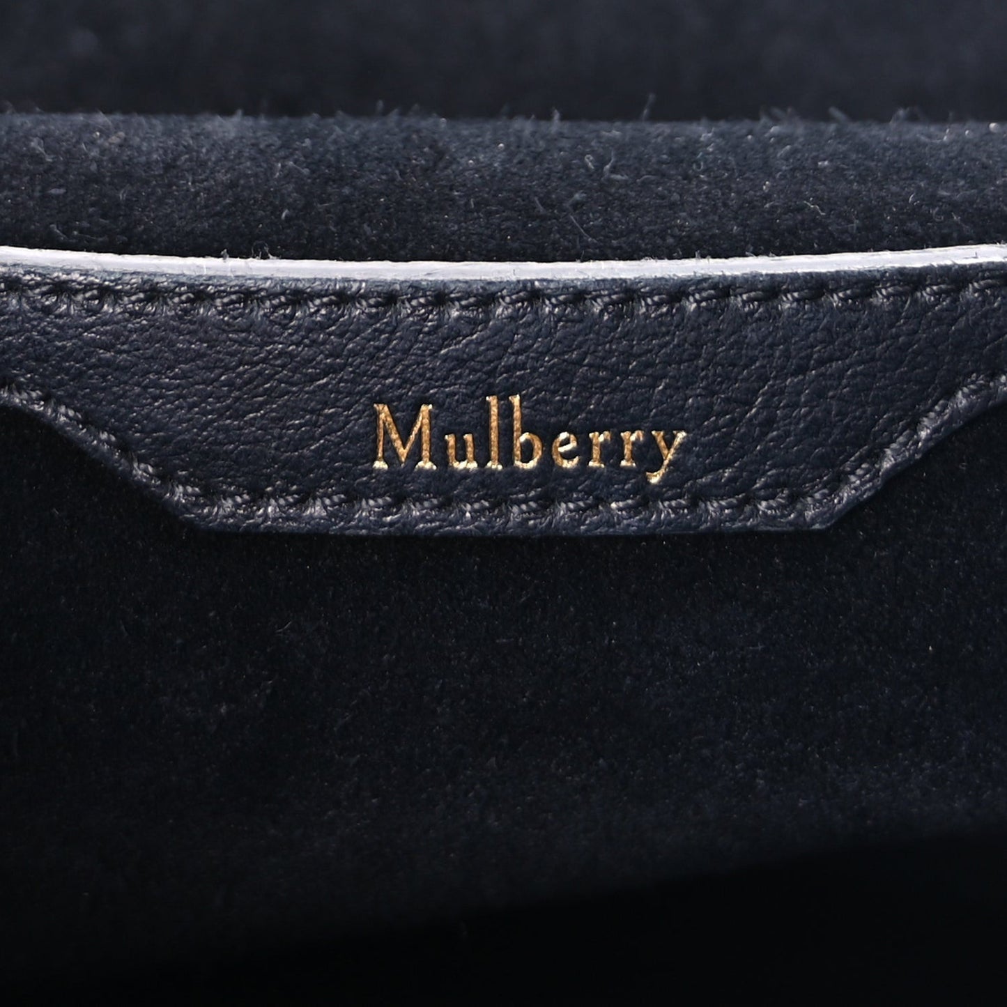 Small Classic Grain Calfskin Small Amberley Satchel  Black