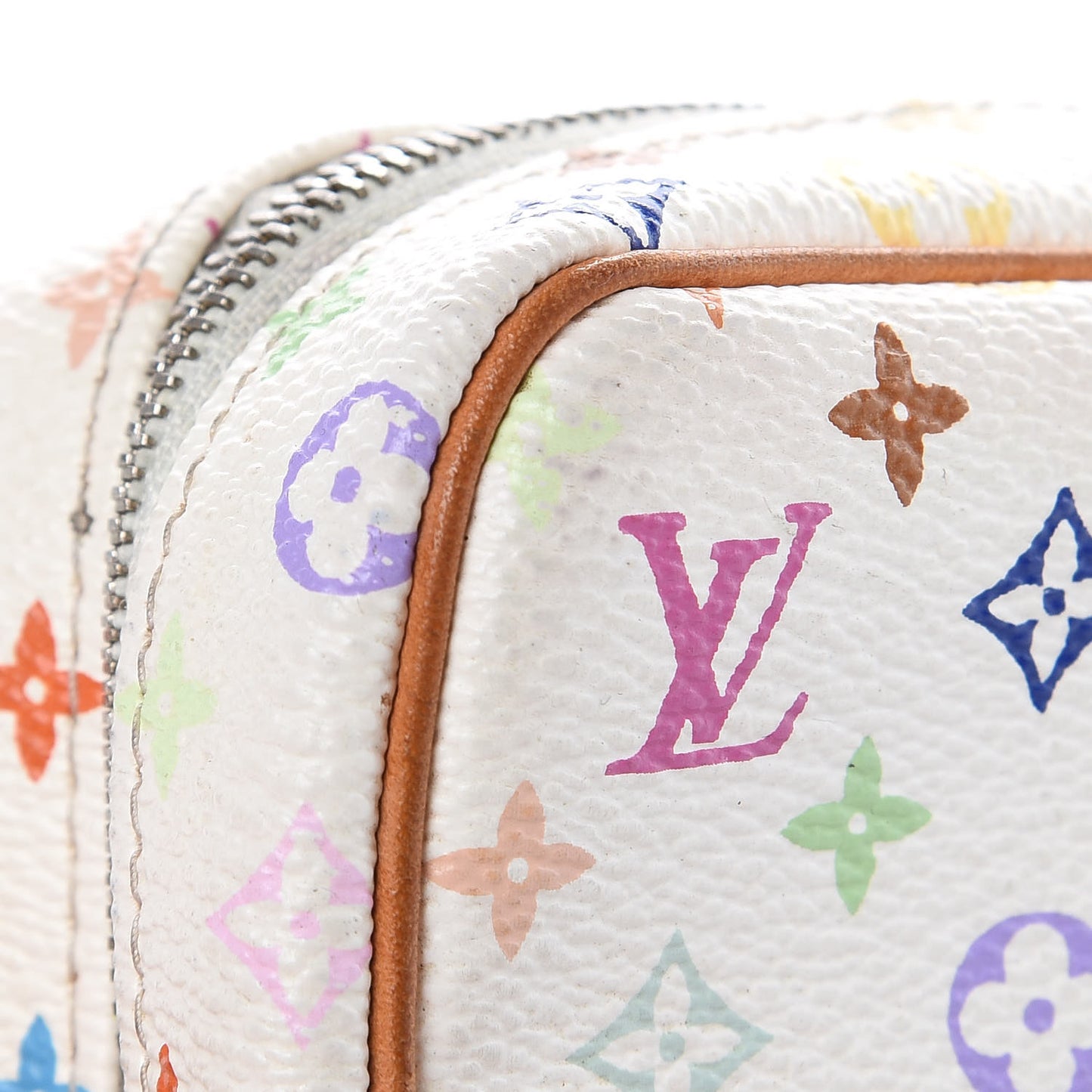 Monogram Multicolor Trousse Wapity White