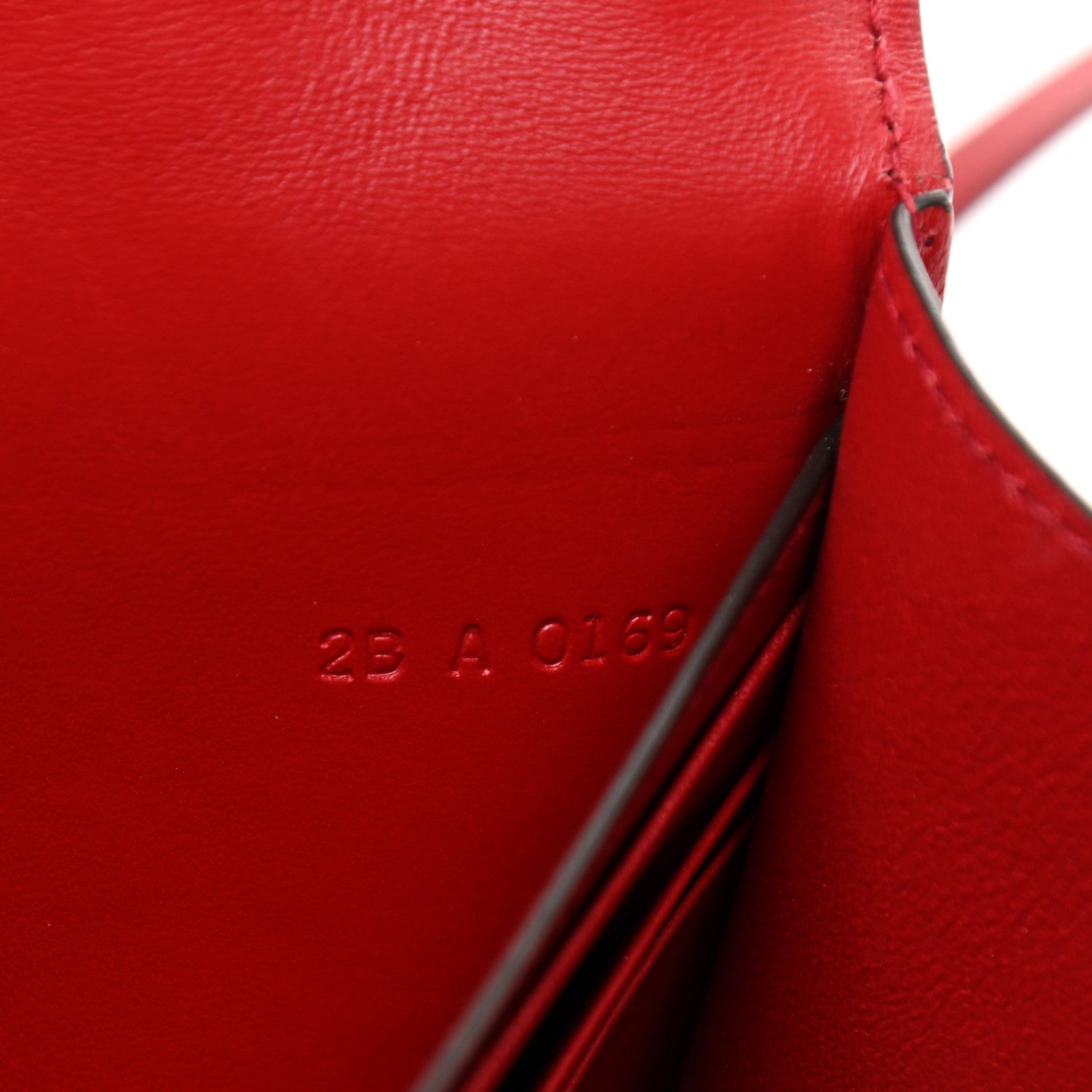 Givenchy Goatskin Quilted GV3 Strap Wallet Vermillon 8 of 14