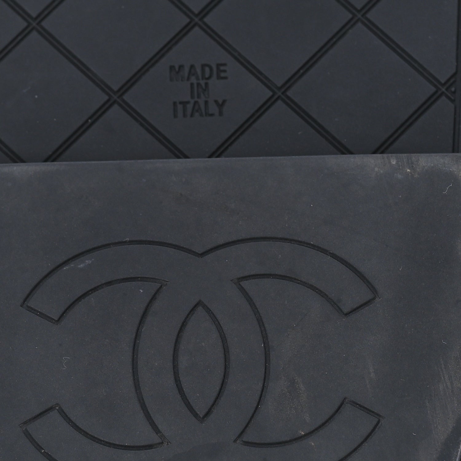 Chanel Lambskin Cord Chain CC Sandals 40 Black 7 of 7